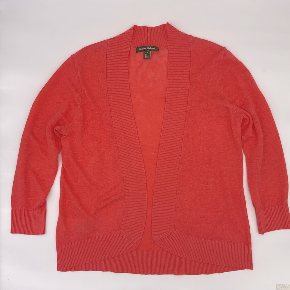2 Pc Bundle: Tommy Bahama Cardigan & Talbots Top